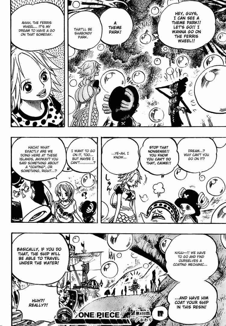 One Piece Chapter 496 17